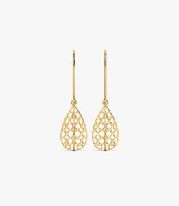 Kisna Hallmarked Gold Earring for Women