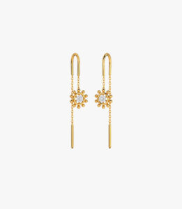 Glitz Glory Diamond Earrings Yellow Gold 14kt