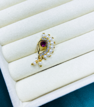 Bridal Diamond Cut Nath Maharashtrian Style