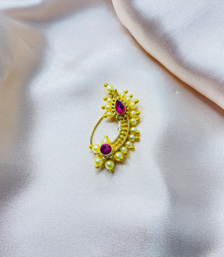 Traditional Indian Nath for Brides