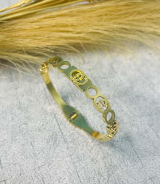 Stainless Steel Metal Bangle Bracelet for Women