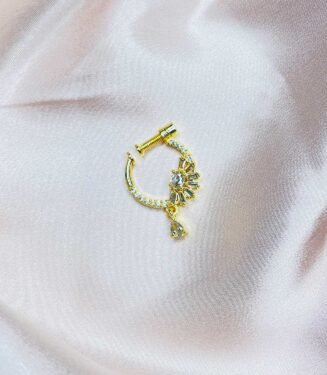 Golden Screw Nose Ring