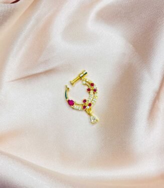 Elegant South Indian Nose Ring