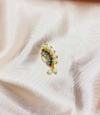 False Diamond Cut Multi Color Marathi Nath