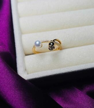 Pearl Flower Finger Ring
