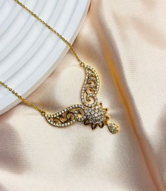 Vintage White Color Turkey Style Necklace For Women