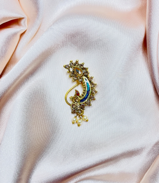 Bridal Marathi Stones Nath