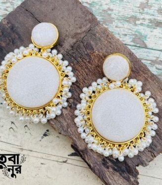 White Pearl Earring