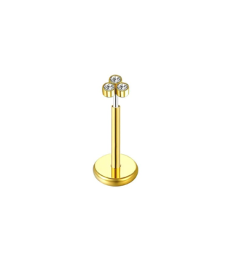 Stainless Steel Nose Pin 3 Dot Shape